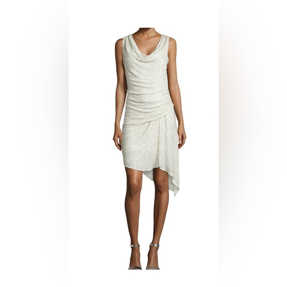 Haute Hippie Ivory Beaded Dress